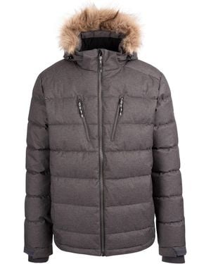 Trespass Pagleshaw Tp75 Waterproof Parka Marl) - Grey