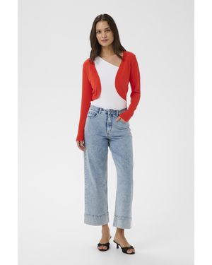 Kaffe Bolero Astrid Bolero Regular Fit - Rood