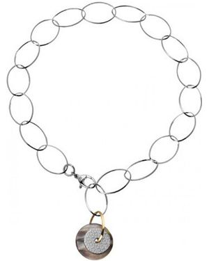Gc Cwn90702 Ladies Necklace Sterling - White