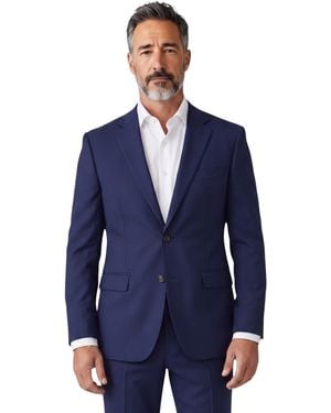 Paul Andrew Tailored Fit Formal Blazer Jacket - Blue