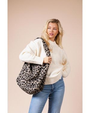 SVNX Borg Hobo Bag - Blue