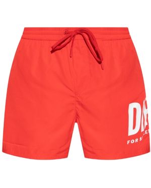DIESEL Bmbx-Nico Swim Shorts - Red