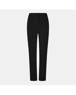 Vila Vivarone Slim Fit Straight Trousers - Black