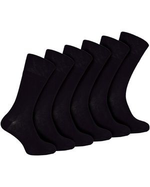 IOMI 6 Pack Diabetic Bamboo Socks - Blue