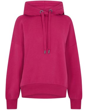 Head Ladies Motion Plain Hoodie Cotton - Pink
