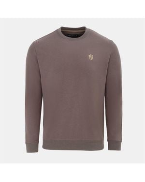 Howick Crew Neck Jumper - Brown
