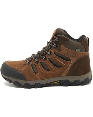 Peter Storm Eskdale Ii Waterproof Walking & Hiking Mid Boots With Stormgrip Outsole - Brown