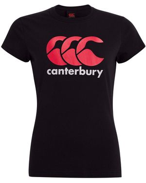 Canterbury Ladies Logo T-Shirt - Black