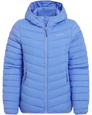 Craghoppers Ladies Compresslite Ix Insulated Hooded Jacket (Vinca) - Blue