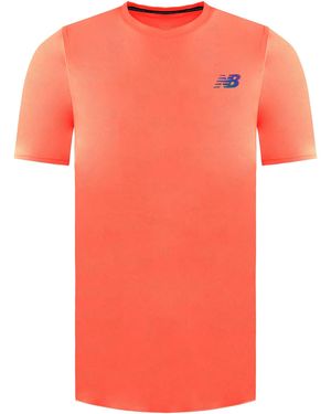 New Balance Q Speed Jacquard T-Shirt - Orange