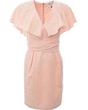 Closet Ruffle Pleated Mini Dress - Pink