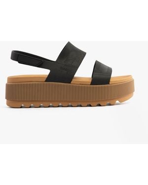 Reef Water Vista Higher Sandals/Tan - Black