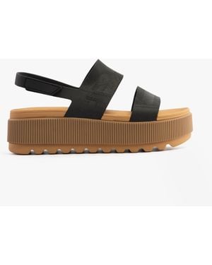 Reef Water Vista Higher Sandals/Tan - Black