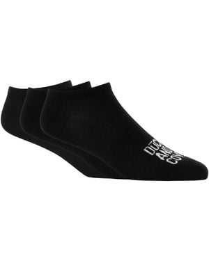 Duck and Cover Fubel Trainer Socks (Pack Of 5) - Black