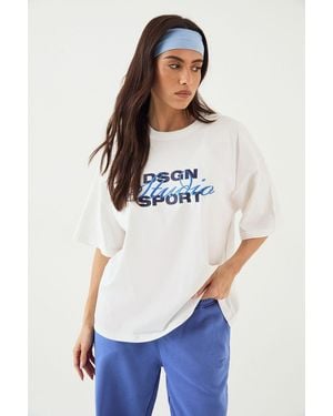 DSGN Studio Sport Oversized T-Shirt - White