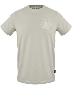 Aquascutum Crew Neck Short Sleeve Regular Fit T-Shirt - Grey
