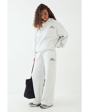 DSGN Studio Wellness Club Oversized Hooded Tracksuit - White