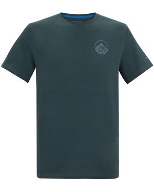 Regatta Breezed Line Art T-Shirt (Night Sky) - Green