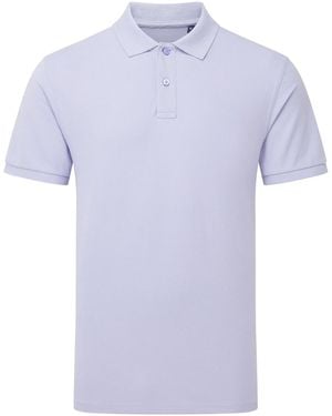 Asquith & Fox Plain Short Sleeve Polo Shirt - Blue