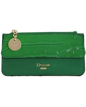 Dune Kalamityo Chain-detail Croc-effect Purse - Green