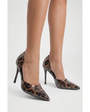 Boohoo Wide Fit Patent Court Shoes - Multicolour