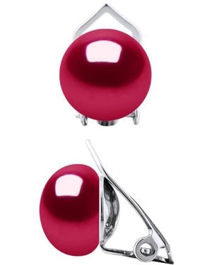 Ateliers Saint Germain Earrings Real Cultured Freshwater Pearls Button 9-10 Mm