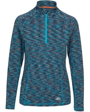 Trespass Ladies Edith Active Top Marl) - Blue