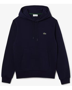 Lacoste Fleece Hoodie Cotton - Blue