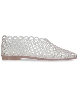 Steve Madden Grove Clear Ballet Flats - Grey