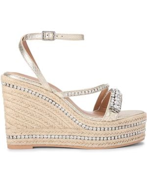 Carvela Kurt Geiger Lusso Wedge Heels - Natural