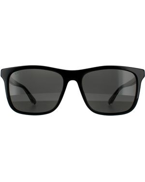 Gucci Rectangle Polarized Sunglasses - Black