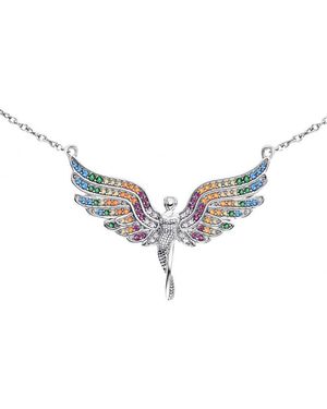 Engelsrufer Ern-Flyangel-Zim Ladies Necklace Sterling - Metallic