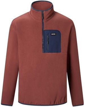Regatta Frankie Half Zip Fleece Top (Dark Cherry/ - Red