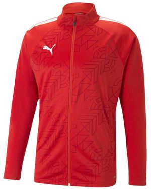 PUMA Teamliga Graphic Track Jacket - Red