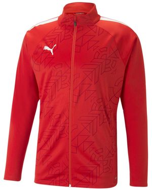 PUMA Teamliga Graphic Track Jacket - Red