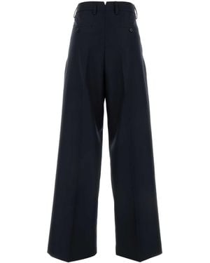 Ami Paris Midnight Wool Pant - Blue