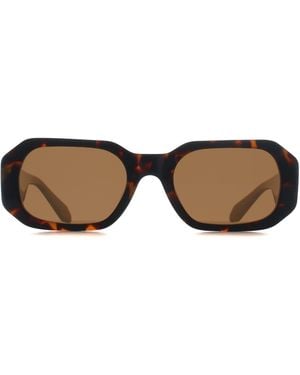Quay Rectangle Coffee Tortoise Hyped Up - Brown