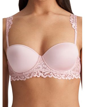 Marie Jo Elis Padded Balcony Bra Vintage Polyamide - Brown