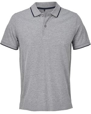 Sol's Adult Palermo Polo Shirt Marl/French) - Grey
