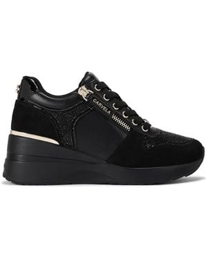 Carvela Kurt Geiger High Rise Trainers - Black