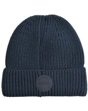 Lambretta Logo Fleece Beanie - Blue