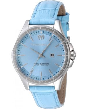 TechnoMarine Tm-822042 Ladies Moonsun Watch - Blue