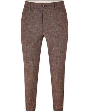 BOSS Genius 252 10270858 01 Straight Leg Trousers - Brown