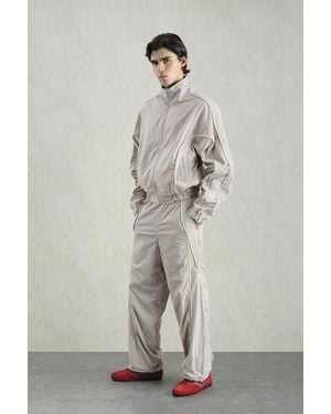 Giesto Solid Waistcoat With Zipper - Grey