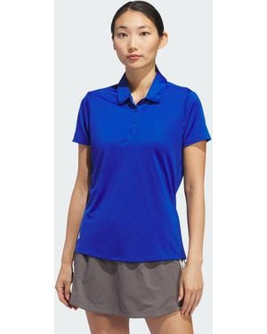 adidas Originals Solid Short Sleeve Polo Shirt - Blue