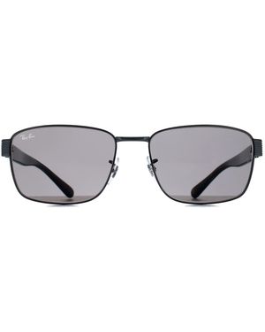 Ray-Ban Rectangle Gunmetal Havana Dark Rb3750 - Grey