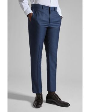 Ted Baker Tai Semi Plain Slim Trousers - Blue