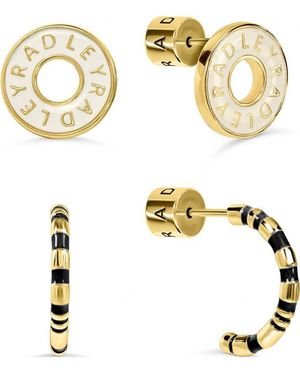 Radley Ryj1650S Ladies Sion Close Earrings Gift Set - Metallic