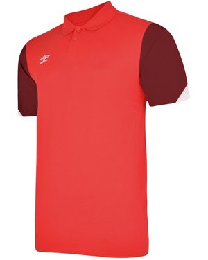 Umbro Total Training Polo Shirt (Vermillion/Biking/ - Red