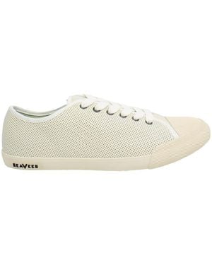 Seavees Army Issue Low Plimsolls - White